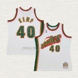 Maglia Shawn Kemp NO 40 Bambino Seattle SuperSonics Throwback Historic Bianco