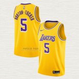 Maglia Talen Horton-Tucker NO 5 Los Angeles Lakers Icon 2020-21 Giallo