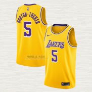 Maglia Talen Horton-Tucker NO 5 Los Angeles Lakers Icon 2020-21 Giallo