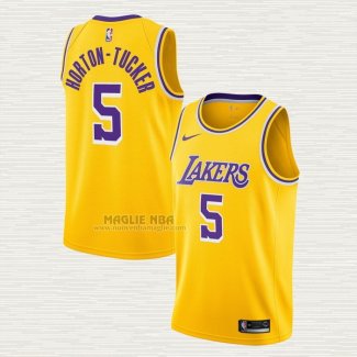 Maglia Talen Horton-Tucker NO 5 Los Angeles Lakers Icon 2020-21 Giallo