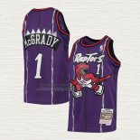 Maglia Tracy Mcgrady NO 1 Bambino Toronto Raptors Mitchell & Ness 1998-99 Viola