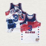 Maglia Allen Iverson NO 3 All Star 2003 Mitchell & Ness Bianco