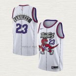 Maglia Fred VanVleet NO 23 Toronto Raptors Classic Edition Bianco