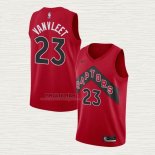 Maglia Fred VanVleet NO 23 Toronto Raptors Icon 2020-21 Rosso