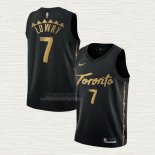 Maglia Kyle Lowry NO 7 Toronto Raptors Citta 2019-20 Nero