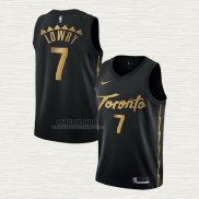 Maglia Kyle Lowry NO 7 Toronto Raptors Citta 2019-20 Nero