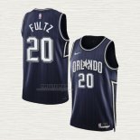 Maglia Markelle Fultz NO 20 Orlando Magic Citta 2023-24 Blu