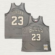 Maglia Michael Jordan NO 23 Chicago Bulls Mitchell & Ness 1997-98 Grigio