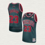Maglia Michael Jordan NO 23 Chicago Bulls Mitchell & Ness 1997-98 Verde