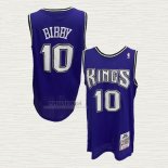 Maglia Mike Bibby NO 10 Sacramento Kings Mitchell & Ness 2001-02 Viola