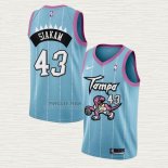 Maglia Pascal Siakam NO 43 Toronto Raptors Citta 2020-21 Rosa Blu