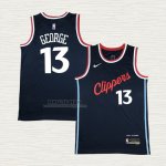 Maglia Paul George NO 13 Los Angeles Clippers Icon 2024-25 Blu