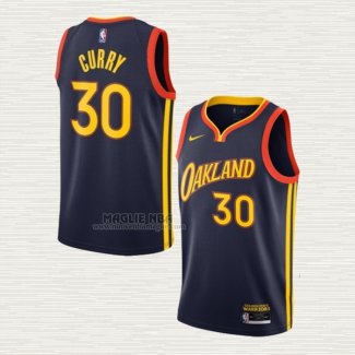 Maglia Stephen Curry NO 30 Golden State Warriors Citta 2020-21 Bianco