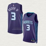 Maglia Terry Rozier III NO 3 Charlotte Hornets Statement 2022-23 Viola