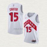 Maglia Vince Carter NO 15 Toronto Raptors Association 2022-23 Bianco