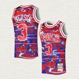 Maglia Allen Iverson NO 3 Philadelphia 76ers Mitchell & Ness Lunar New Year Rosso