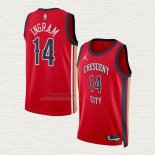 Maglia Brandon Ingram NO 14 New Orleans Pelicans Statement 2023-24 Rosso