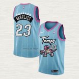 Maglia Fred Vanvleet NO 23 Toronto Raptors Citta 2020-21 Rosa Blu