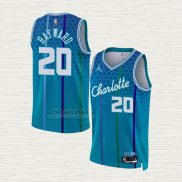 Maglia Gordon Hayward NO 20 Charlotte Hornets Citta 2021-22 Blu