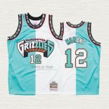 Maglia Ja Morant NO 12 Memphis Grizzlies Split Edition Verde Bianco