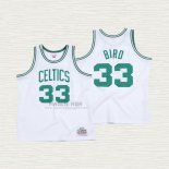Maglia Larry Bird NO 33 Bambino Boston Celtics Hardwood Classics Throwback Bianco