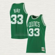 Maglia Larry Bird NO 33 Boston Celtics Mitchell & Ness 1985-86 Verde