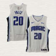 Maglia Markelle Fultz NO 20 Orlando Magic Icon Autentico 2019-20 Bianco