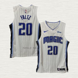 Maglia Markelle Fultz NO 20 Orlando Magic Icon Autentico 2019-20 Bianco