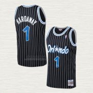 Maglia Anfernee Hardaway NO 1 Orlando Magic Mitchell & Ness 1994-95 Nero