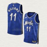 Maglia Brandon Williams NO 11 Orlando Magic Classic 2023-24 Blu