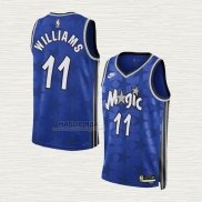 Maglia Brandon Williams NO 11 Orlando Magic Classic 2023-24 Blu