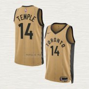 Maglia Garrett Temple NO 14 Toronto Raptors Citta 2023-24 Or