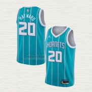 Maglia Gordon Hayward NO 20 Charlotte Hornets Icon 2020-21 Verde