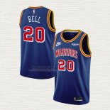Maglia Jordan Bell NO 20 Golden State Warriors 75th Anniversary Blu