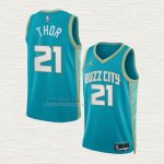 Maglia Jt Thor NO 21 Charlotte Hornets Citta 2023-24 Verde