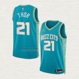 Maglia Jt Thor NO 21 Charlotte Hornets Citta 2023-24 Verde