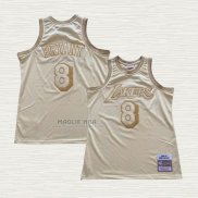 Maglia Kobe Bryant NO 8 Los Angeles Lakers Mitchell & Ness 1996-97 Or