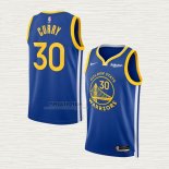 Maglia Stephen Curry NO 30 Golden State Warriors Icon 2022-23 Blu