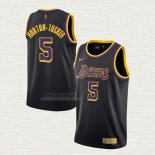 Maglia Talen Horton-Tucker NO 5 Los Angeles Lakers Earned 2020-21 Nero