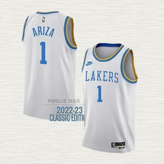 Maglia Trevor Ariza NO 1 Los Angeles Lakers Classic 2022-23 Bianco
