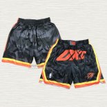 Pantaloncini Oklahoma City Thunder Citta Just Don 2023-24 Nero